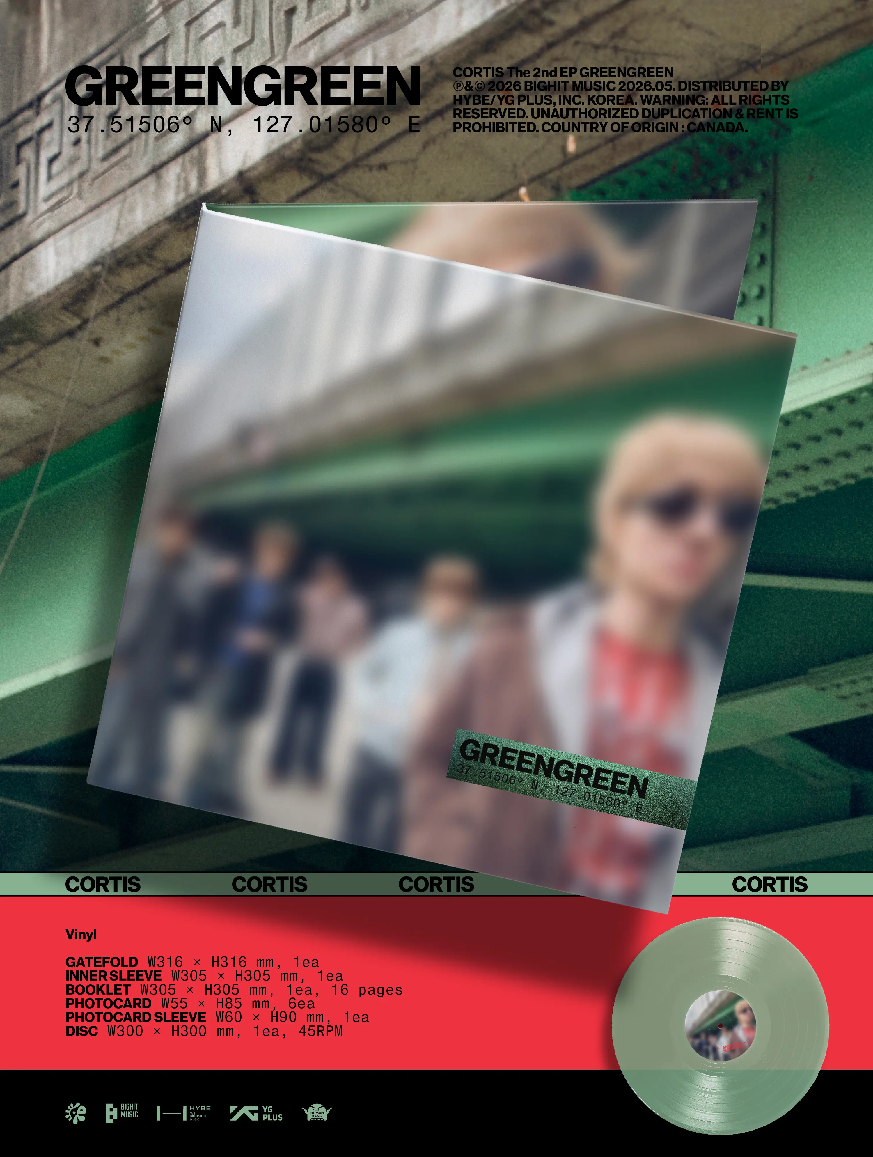CORTIS GREENGREEN (VINYL Ver.)